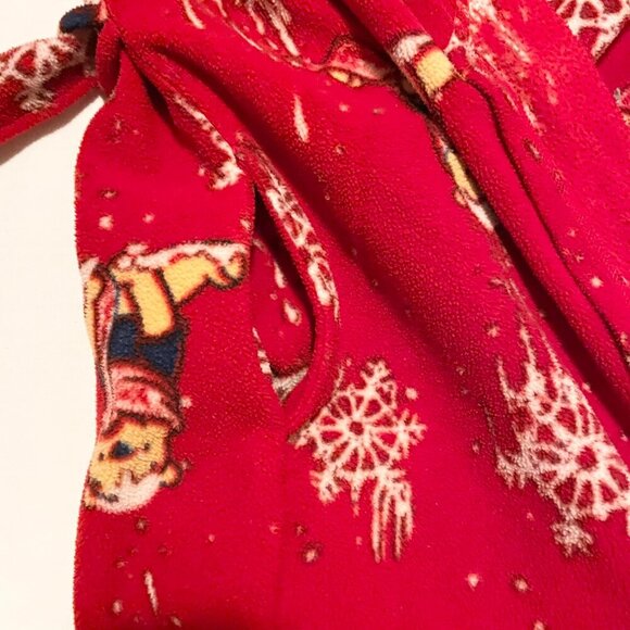 Disney Winnie the Pooh Red Polyester Womens Bath Robe Size Small - Picture 13 of 15